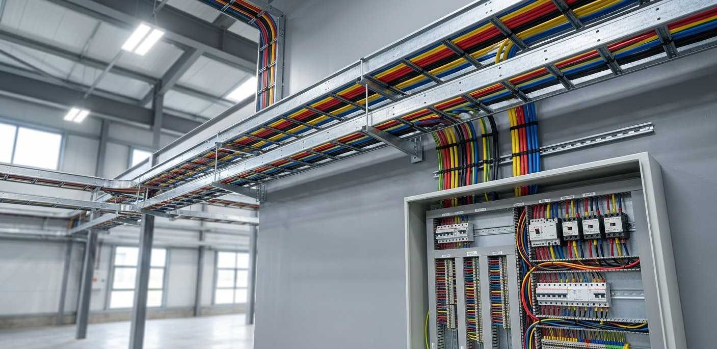 Industrial electrical installation project
